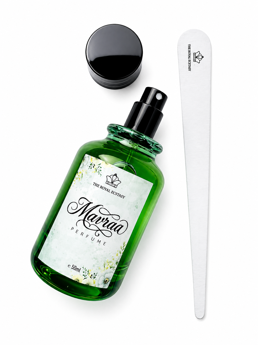 Mavraa perfume box and packaging